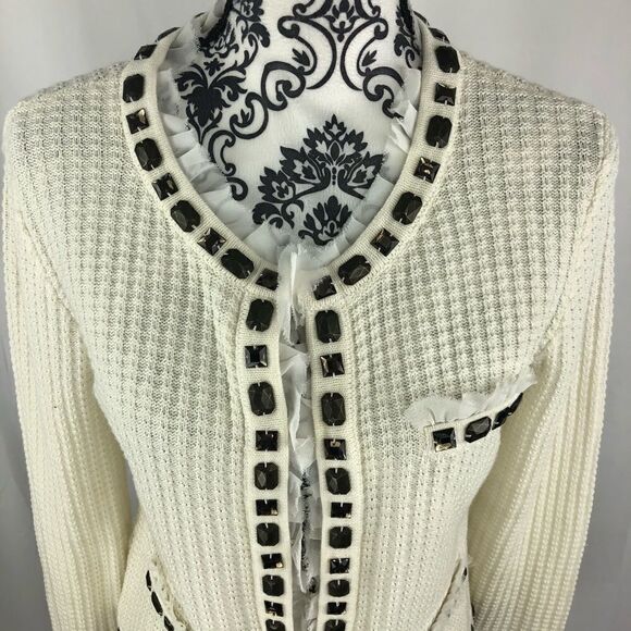 CAbi Gabrielle Waffle Knit Cardigan - Picture 3 of 9